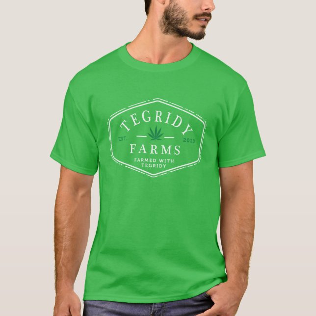 T-shirt Farms Est 2018 Farmed with (Devant)