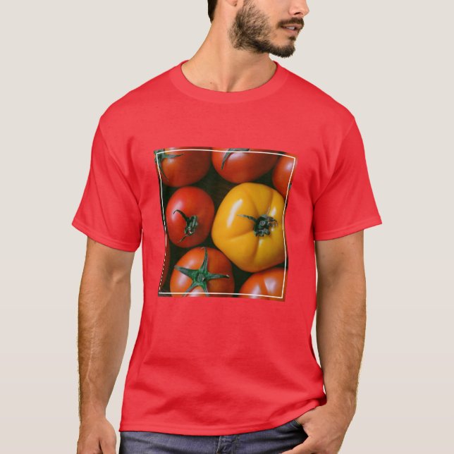 T-shirt Farms | Shiny Red & Yellow Tomatoes (Devant)