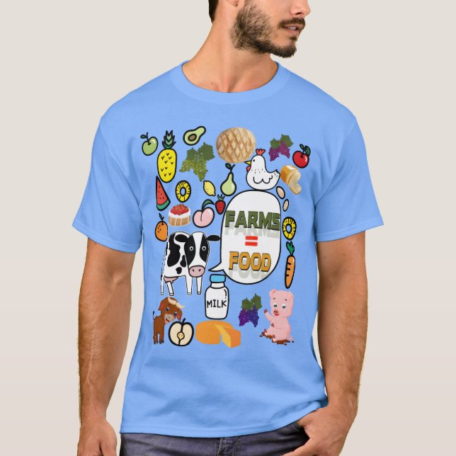 T-shirt FARMSFOOD fille (Devant)