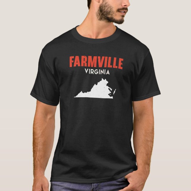 T-shirt Farmville Virginia USA State America Travel Virgin (Devant)