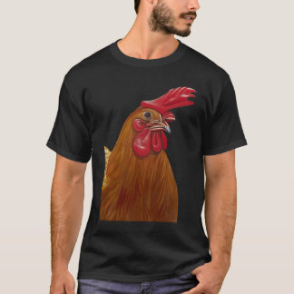 T-shirt Farmyard Hen Chicken Lady Hen Cut Out