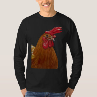 T-shirt Farmyard Hen Chicken Lady Hen Cut Out