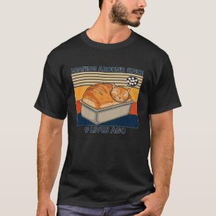 T-shirt Farniente Chat Pain Pun Neuf Vies Vintage De