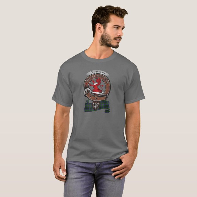 T-shirt Farquharson Clan Badge Adulte (Devant entier)