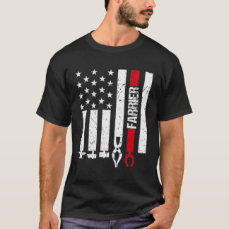 T-shirt Farrier Horseshoe Hoof Trimming Equine Hoof Care U