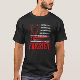 T-shirt Farrier Horseshoe Hoof Trimming Equine Shoe 2