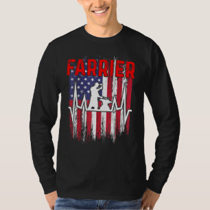 T-shirt Farrier Horseshoe Hoof Trimming Equine Shoeing 13