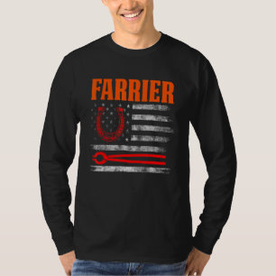 T-shirt Farrier Horseshoe Hoof Trimming Equine Shoeing 39