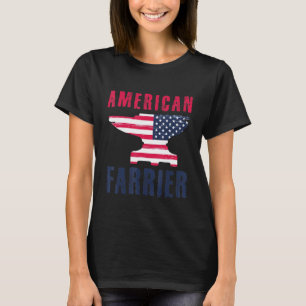 T-shirt Farrier Horseshoe Hoof Trimming Equine Shoing