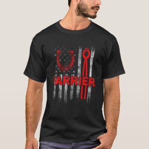 T-shirt Farrier Horseshoe Hoof Trimming Equine Shoing