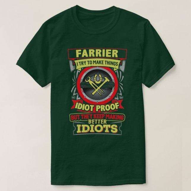 T-shirt Farrier Sarcastique T (Design devant)