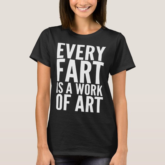 T-shirt Fart  Men Boys Cool Hilarious Sarcastic Humorous (Devant)