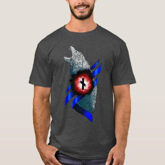 T-shirt Farthurk courir Wolf Death