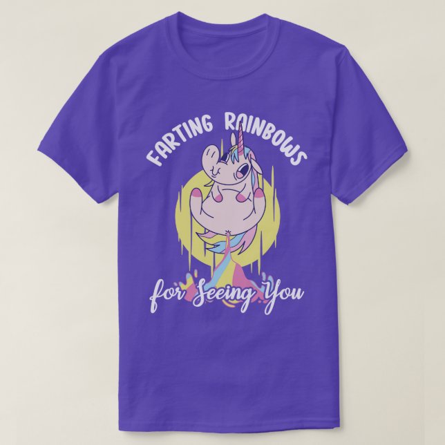 T-shirt Farting Rainbows Pour Vous Voir 1 (Design devant)