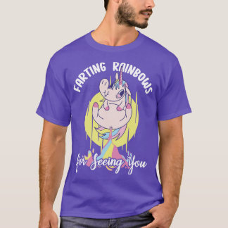 T-shirt Farting Rainbows Pour Vous Voir 1
