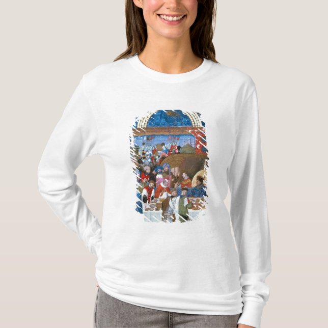 T-shirt Fascimile de janvier : scène de banquet (Devant)