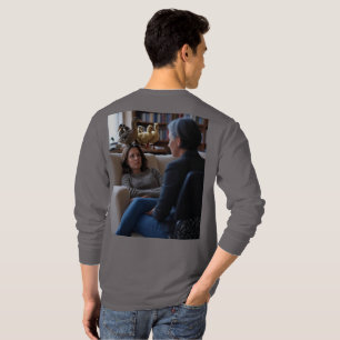 T-shirt Fascination avec Canards hommes gris long chemise
