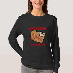 T-SHIRT FASCINATION POUR LES ENQUÊTES VRAI AMOUREUX DE LA