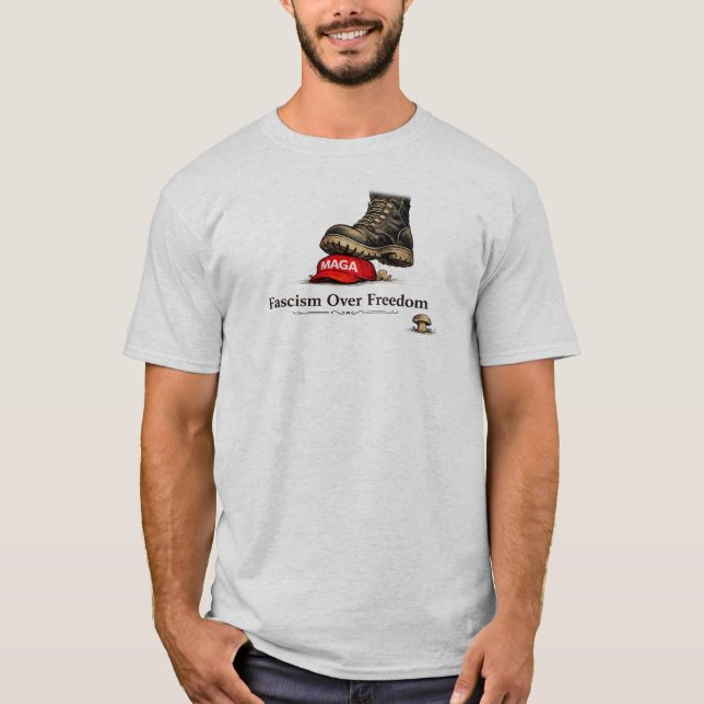 T-SHIRT FASCISM OVER FREEDOM (Devant)