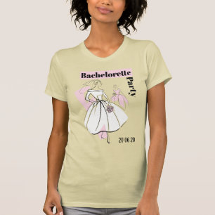 T-shirt Fashion Bride Neutral Group Bachelorette Party