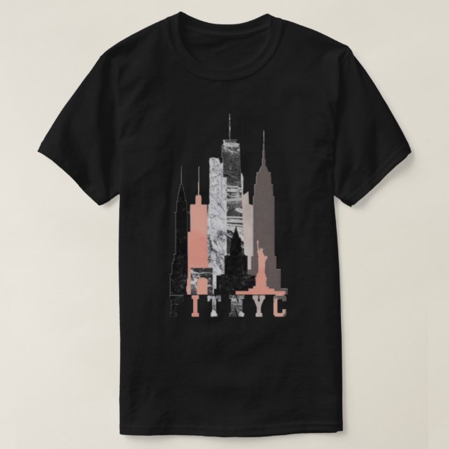 T-shirt Fashion Institute of Technology New York City FIT (Design devant)