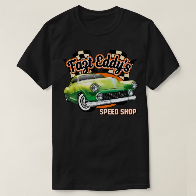 T-shirt Fast Eddys Speed Shop (Design devant)