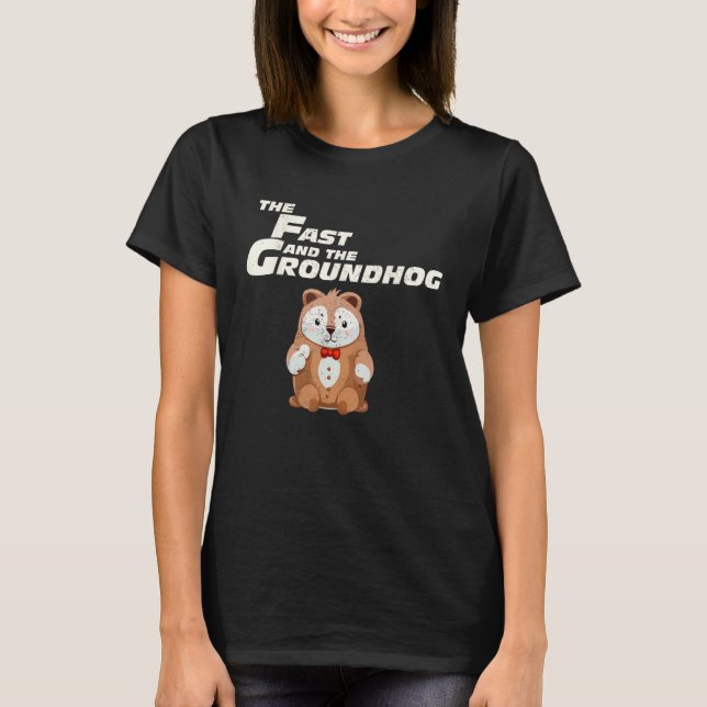 T-shirt Fast Repetitive Groundhog Day (Devant)