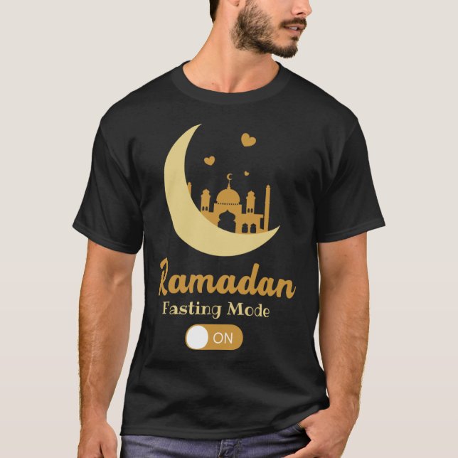T-shirt Fasting Mode Ramadan On Cool Islamic fasting for k (Devant)
