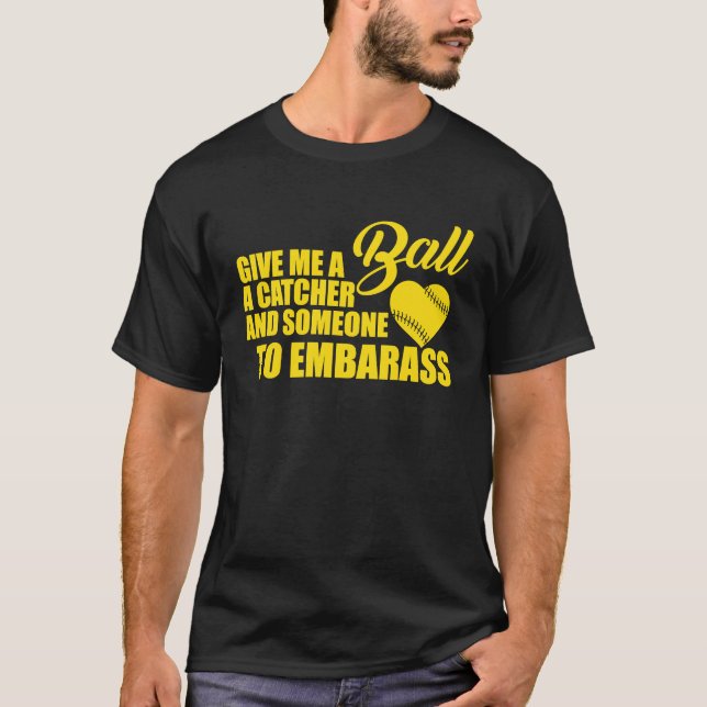 T-shirt Fastpitch Softball Funny Jug Retro (Devant)