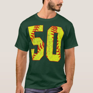 T-shirt Fastpitch Softball Numéro 50 50 Softball Jersey U