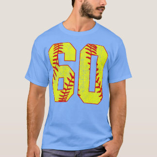 T-shirt Fastpitch Softball Numéro 60 60 Softball Jersey U