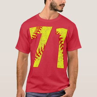 T-shirt Fastpitch Softball Numéro 71 71 Softball Jersey U