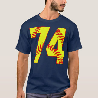T-shirt Fastpitch Softball Numéro 74 74 Softball Jersey U