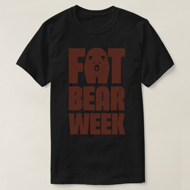T-shirt Fat Bear Week pour Bears lover 2023 (Design devant)