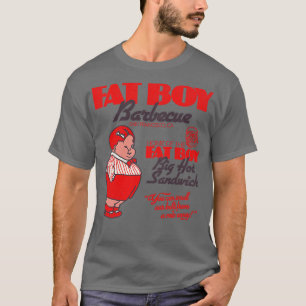 T-shirt Fat Boy Barbecue Retro BBQ Restaurant San Francisc