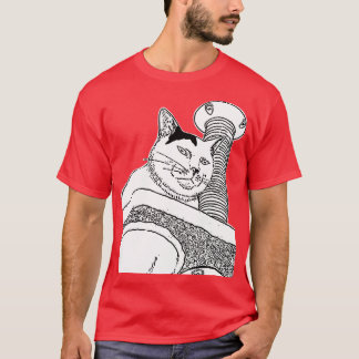 T-shirt Fat Cat Drôle Expression
