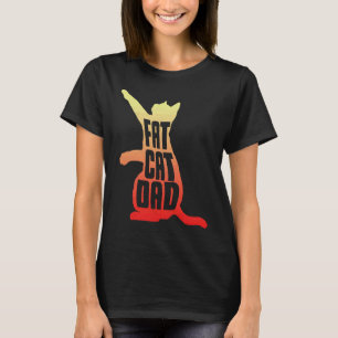 T-shirt Fat Chat Papa Fête des pères Chubby Chonk Daddy Fu