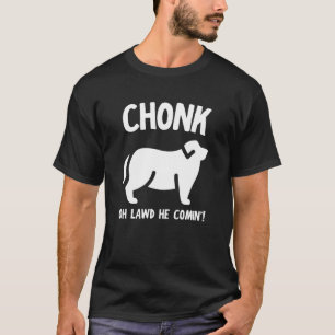 T-shirt Fat Dog T Chonk Mème Tee Funny Pet Story