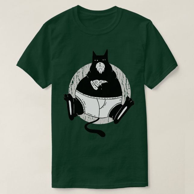 T-shirt Fat pizza (Design devant)
