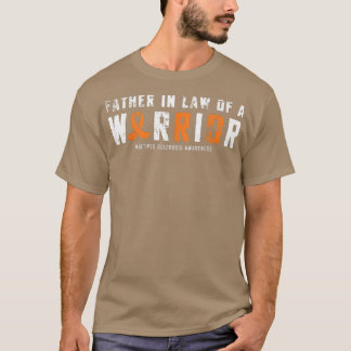 T-shirt Father In Law of a Warrior Multiple Sclerosis Awar