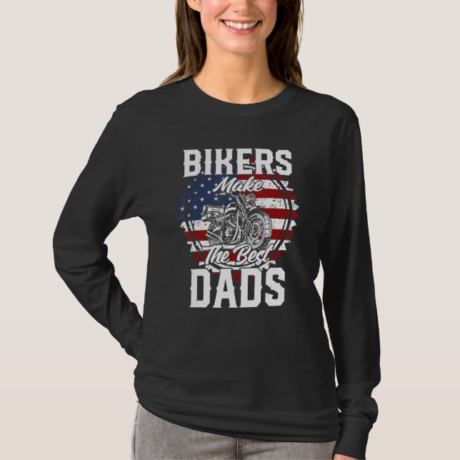 T-shirt Father s Day Biker Modern Touring Road Motorcycle (Devant)