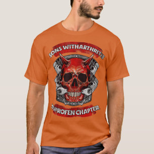 T-shirt Father Sons with Arthritis Ibuprofen Chapter Motor