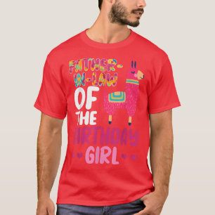 T-shirt FatherInLaw of the Birthday Girl Llama Bday Alpaca