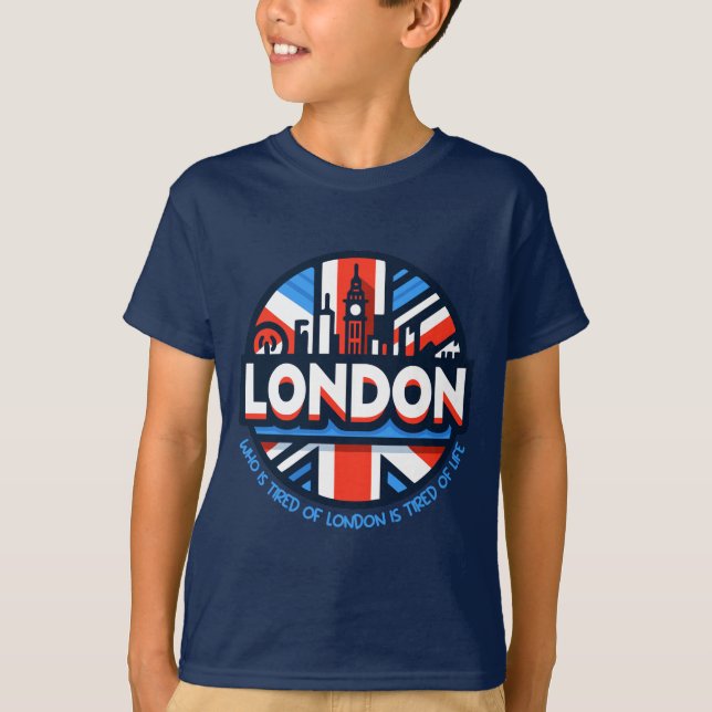 T-shirt Fatigué de Londres (Devant)
