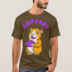T-shirt Fatigué Guinée Chiens Lundi Bureau Café
