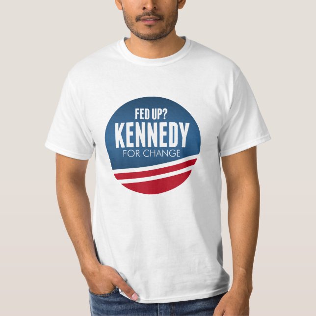 T-shirt Fatigué - Robert F Kennedy pour le changement 2024 (Devant)