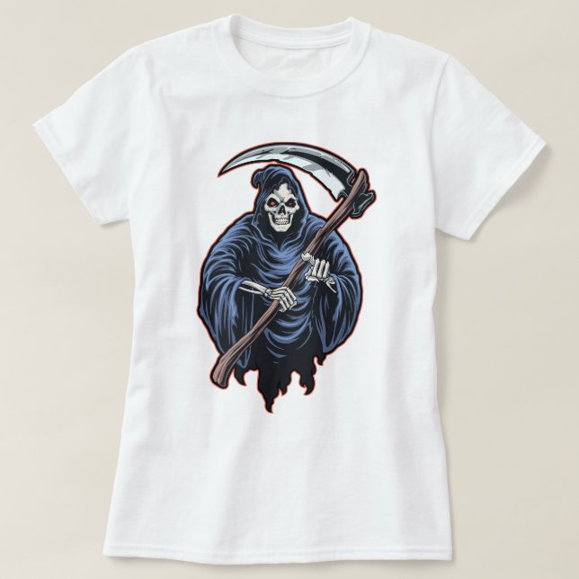 T-shirt Faucheuse avec Scythe (Design devant)