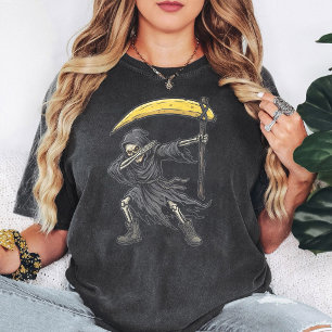 T-shirt Faucheuse Dabbant Banane Faucheuse Squelette