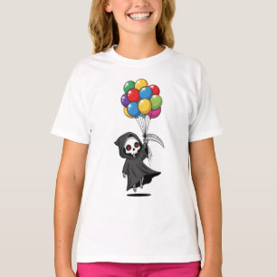 T-shirt Faucheuse flottant avec des ballons pour enfants