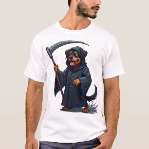 T-shirt Faucheuse Rottweiler Chien